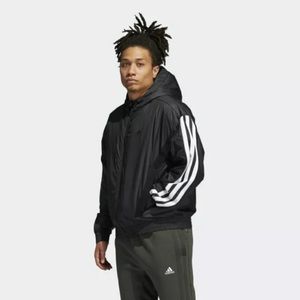 Adidas N3XT L3V3L Showtime Winter Hooded Jacket Men’s Size L-Tall